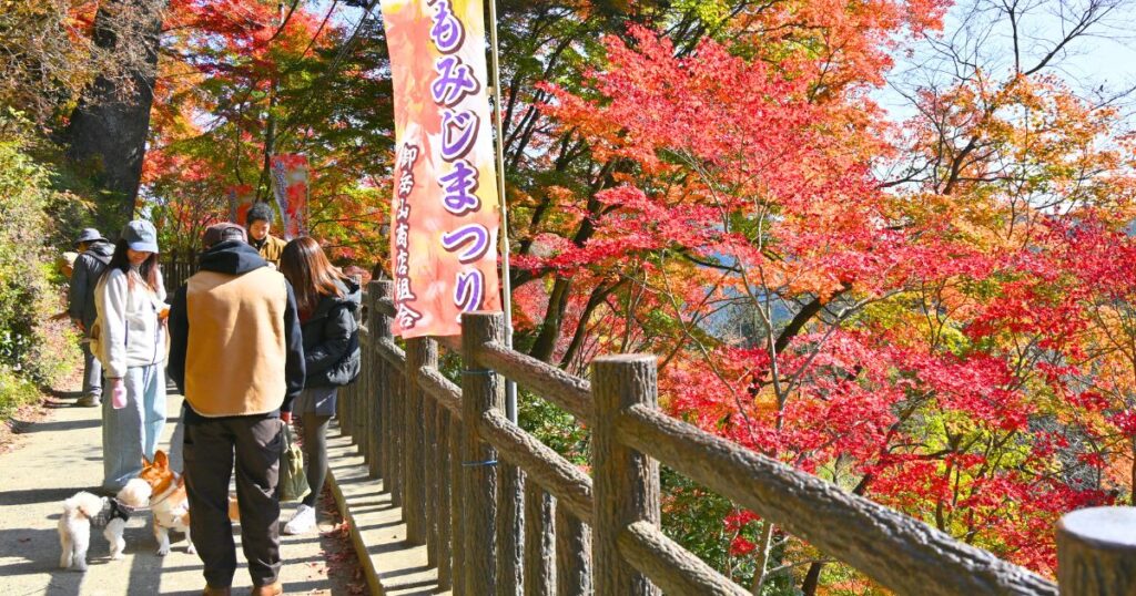 武蔵御嶽神社へ向かう道