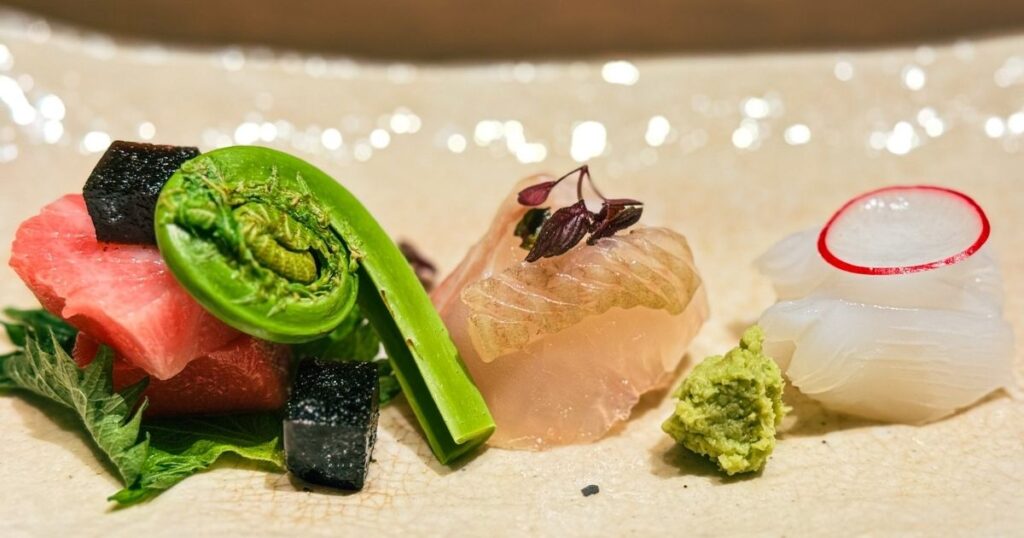 ふふ熱海の夕食のお刺身