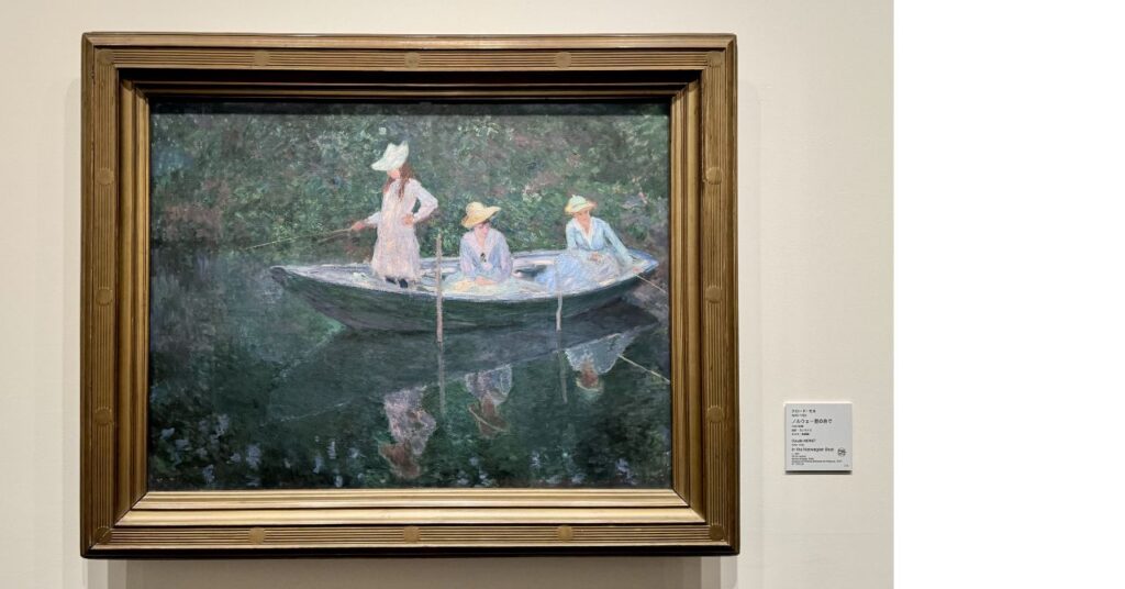 クロード・モネ《ノルウェー型の舟で》