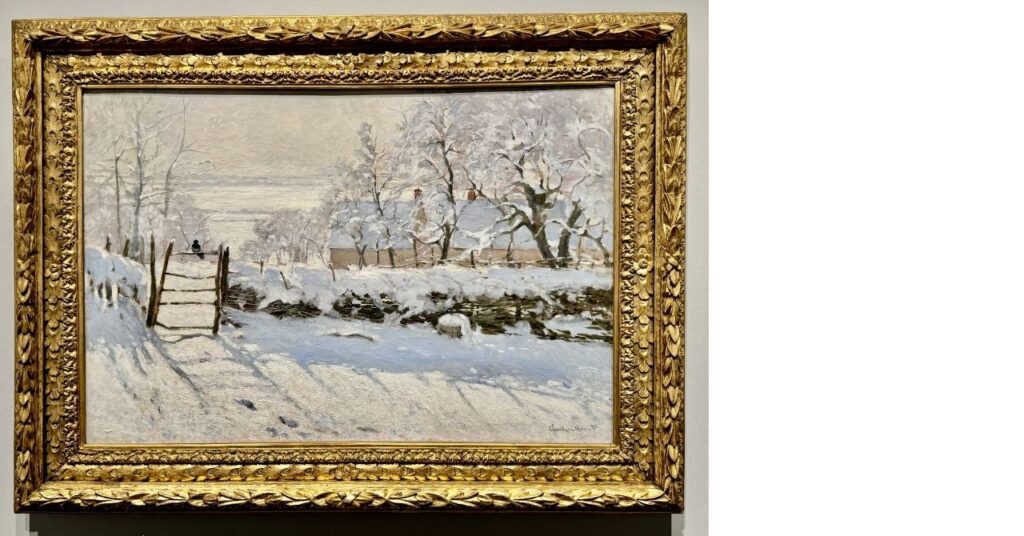 クロード・モネ《かささぎ》